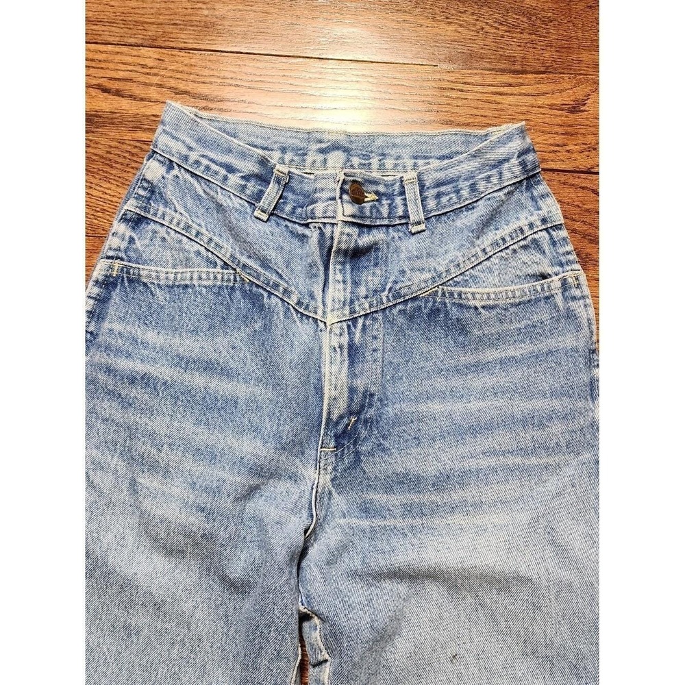 Chic Jeans Women Size 26 Light Blue Vintage Dopey Disney High Rise Western Yoke
